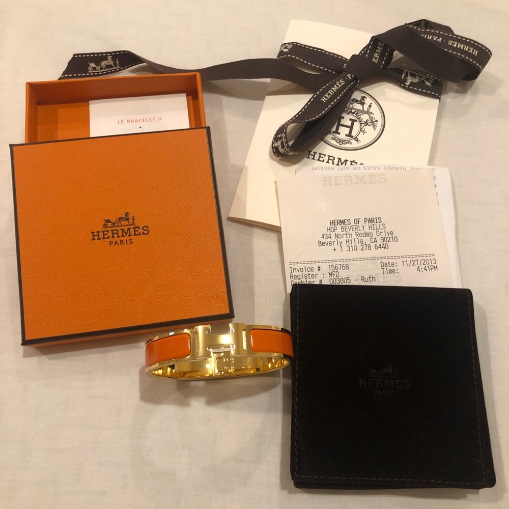 HERMÈS Clic H Orange